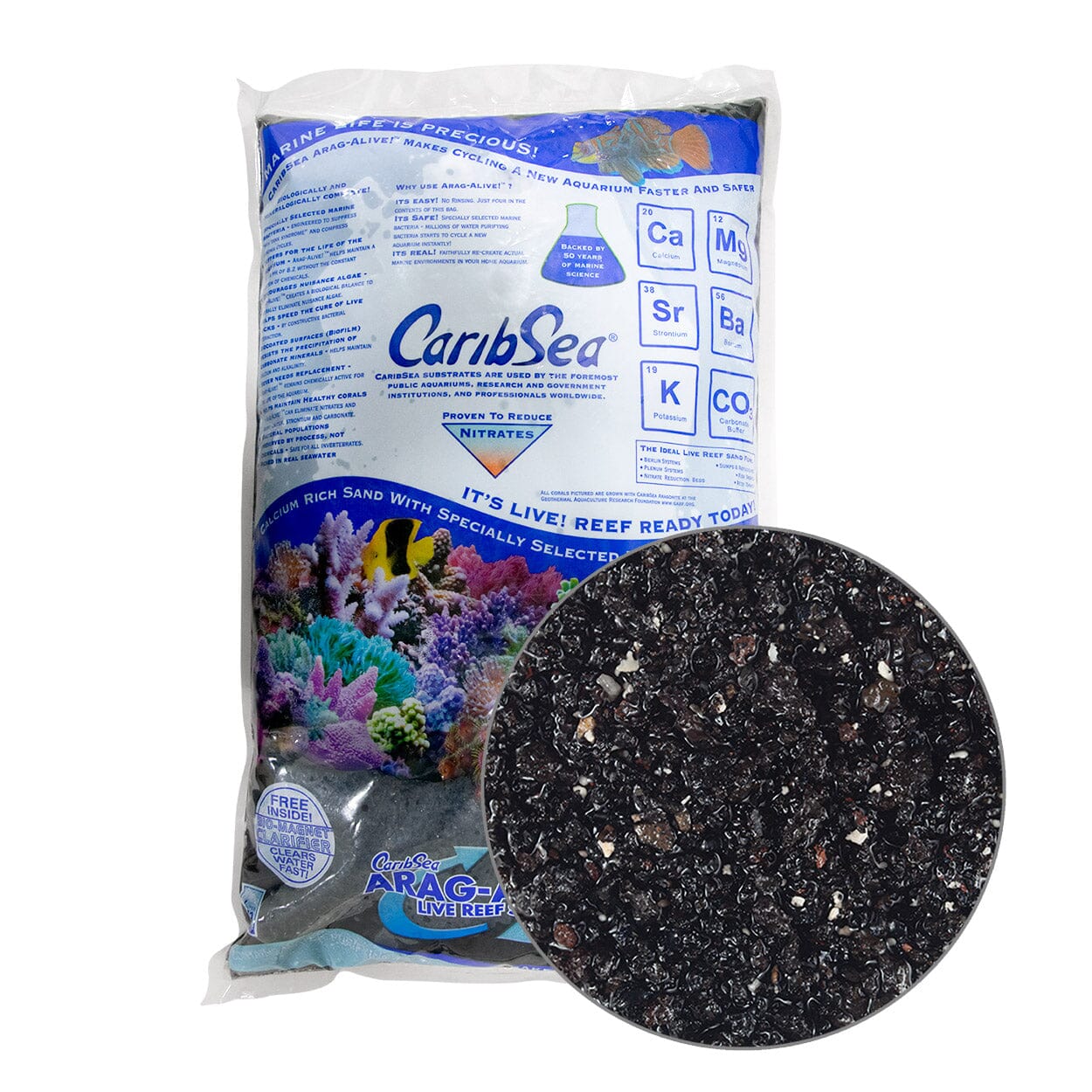 CaribSea Arag-Alive! Hawaiian Black - 20 lb - Pack of 2