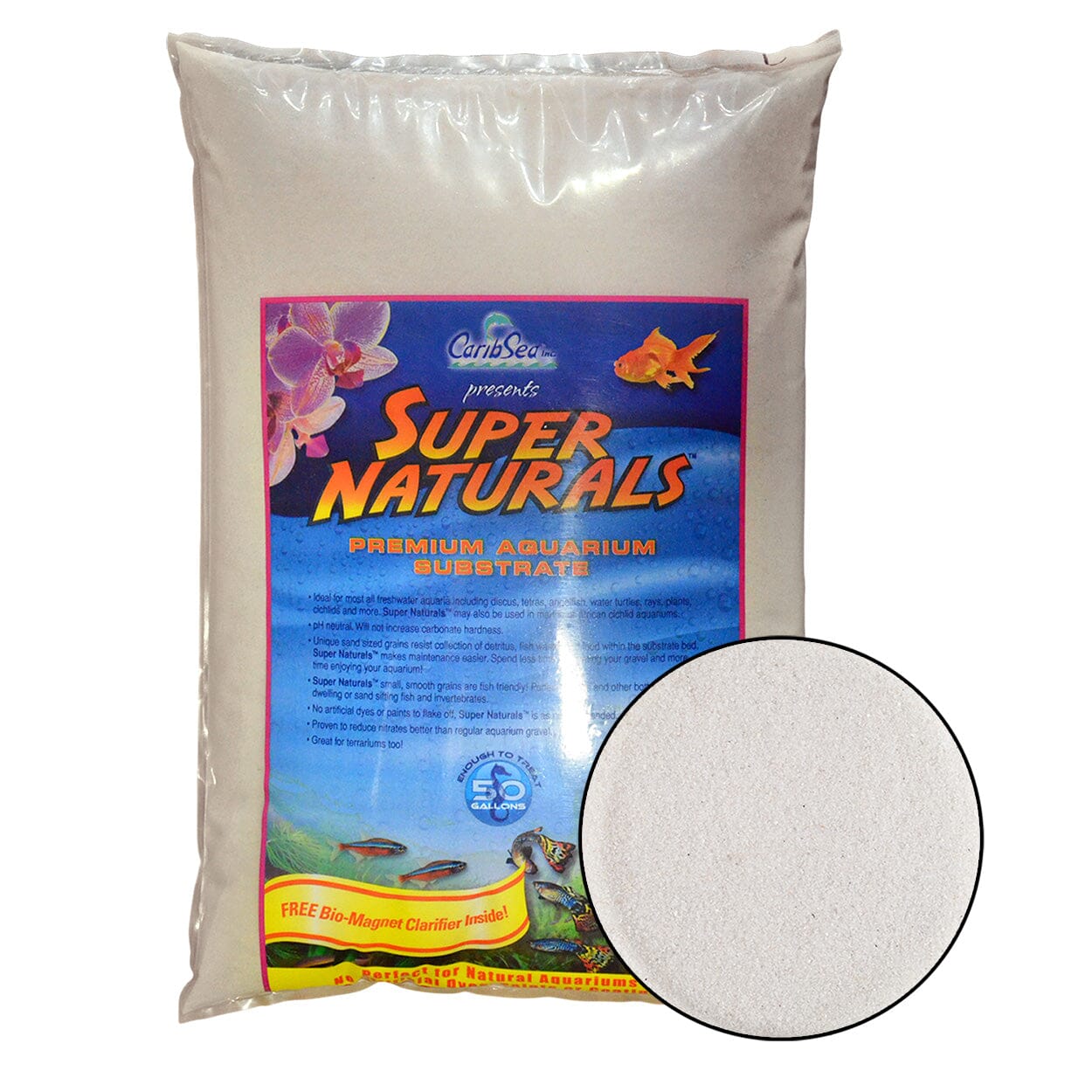 CaribSea Super Naturals Moonlight Sand - 40 lb