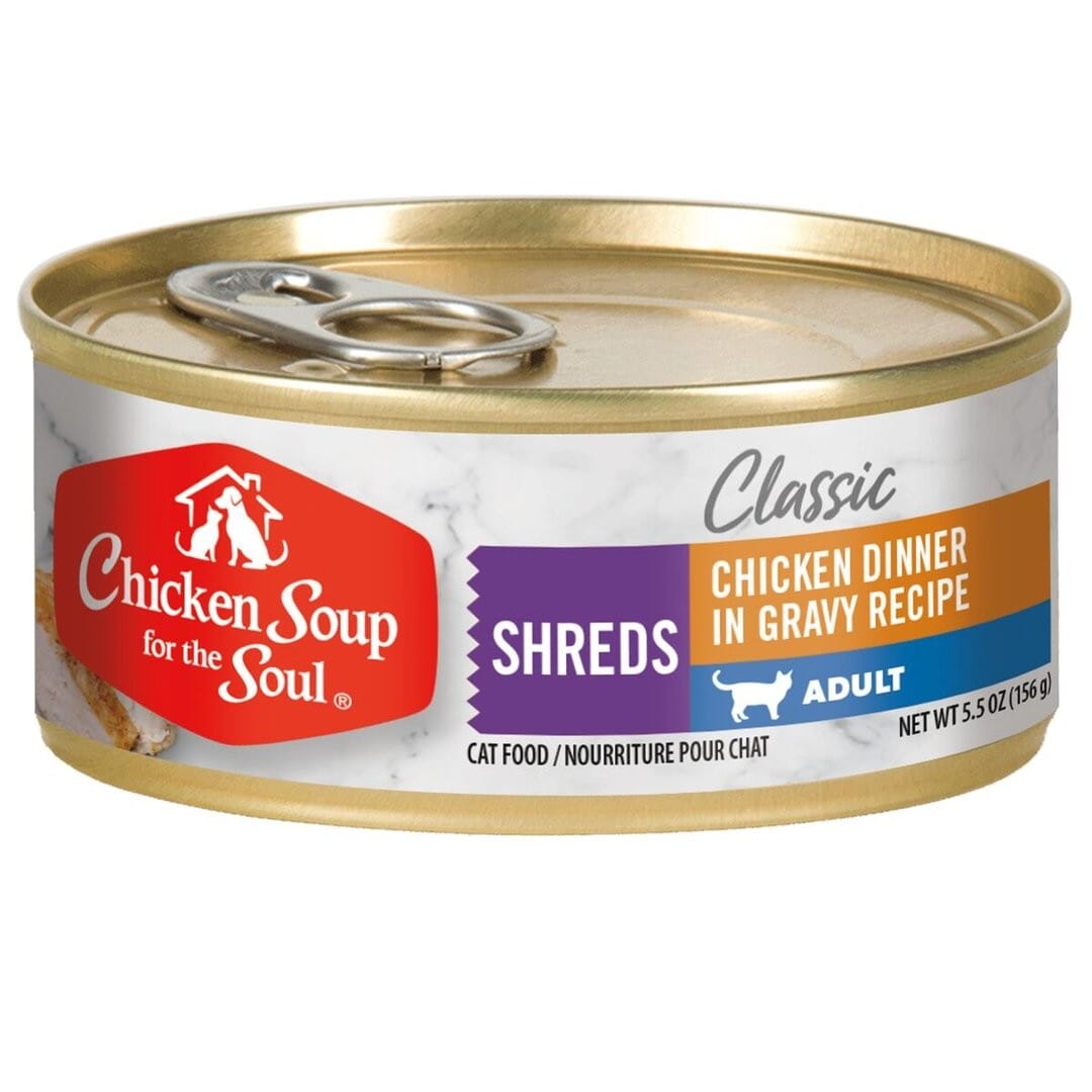 Chicken Soup for the Soul Chicken and Gravy Canned Cat Food - 5.5 Oz - Case of 24
