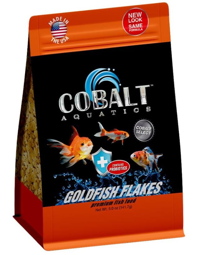 Cobalt Aquatics Goldfish Colored Flakes Freshwater Fish Food - 1 Oz