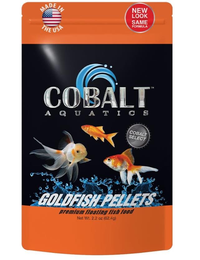 Cobalt Aquatics Goldfish Pellets Freshwater Fish Food - 2.2 Oz