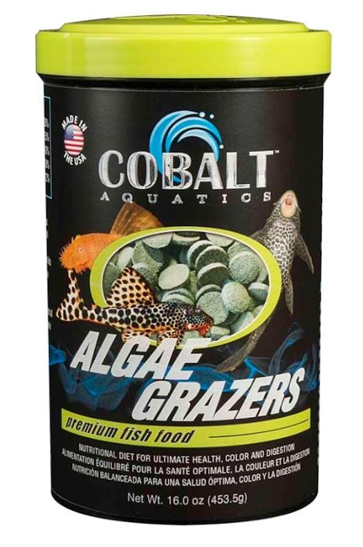 Cobalt Aquatics Grazers Algae Wafers Fish Food - 16 Oz