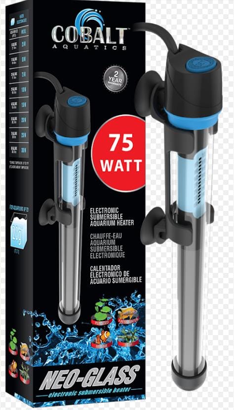Cobalt Aquatics Neo-Glass Aquarium Heater - 75WT