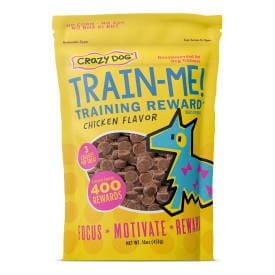 Crazy Dog Train Me Chicken Soft and Chewy Dog Treats - Mini - 16 Oz