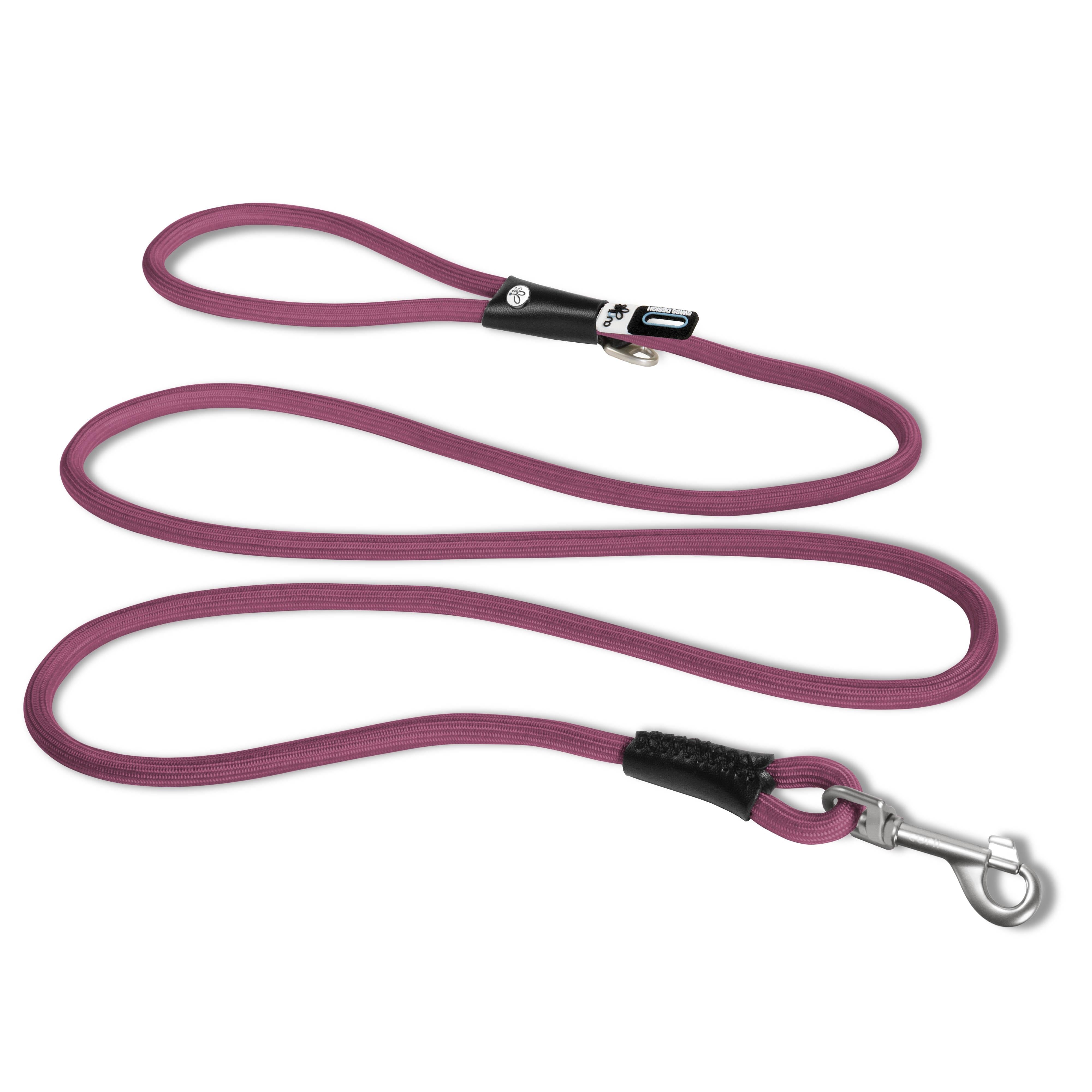 Curli Stretch Comfort Dog Leash - Ruby - Medium