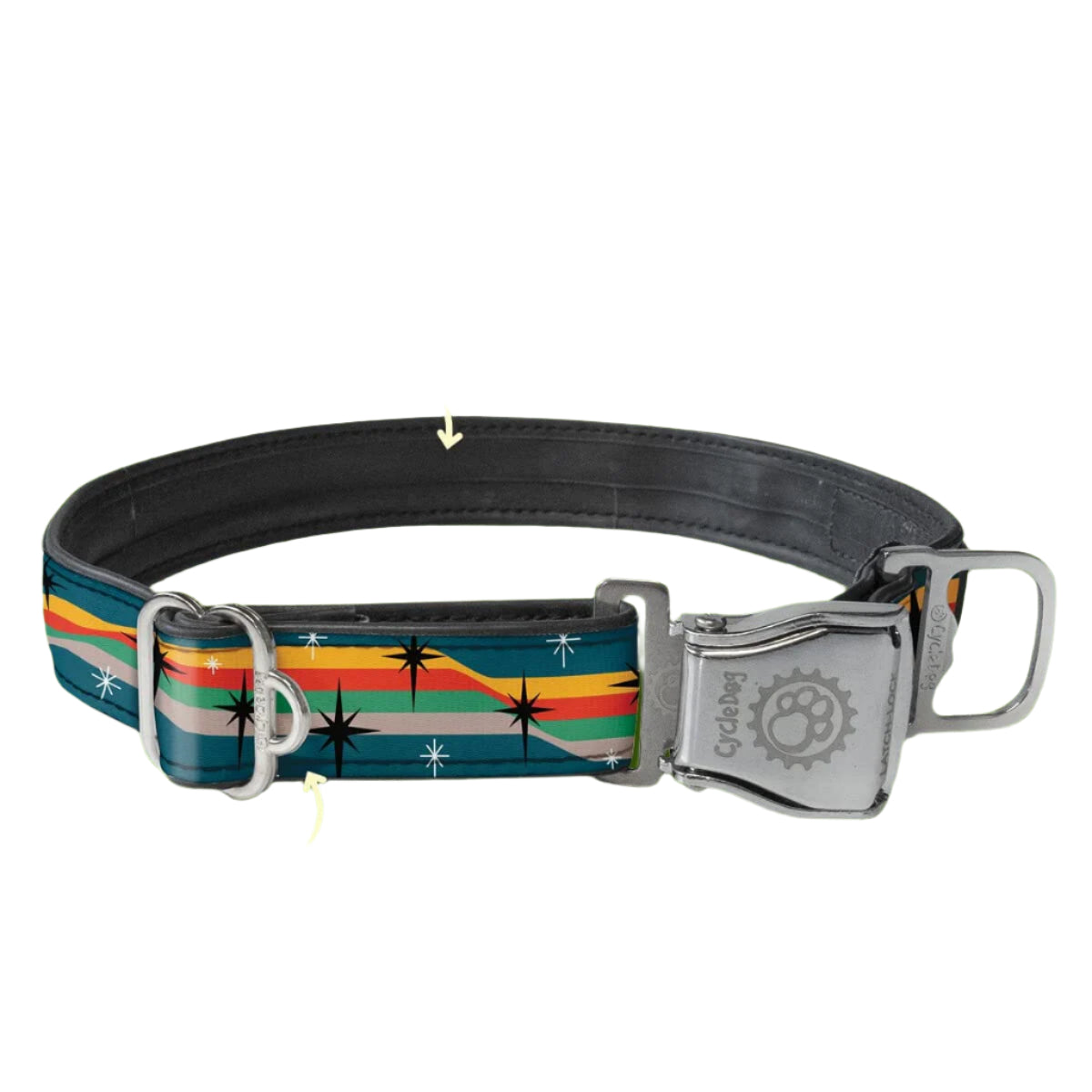 Cycle Dog Earth-Friendly Fatty Dog Collar - Tropical Floral - Medium