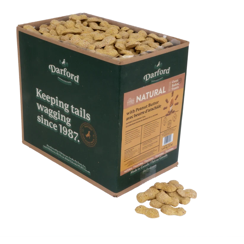 Darford Peanut Butter Bulk Dog Biscuit Treats - 12 lbs