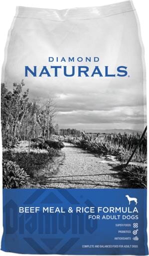 Diamond Naturals Adult Beef and Rice Dry Dog Food - 40 Lbs