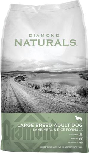 Diamond Naturals Adult Large-Breed High-Protein Lamb and Rice Dry Dog Food - 40 Lbs