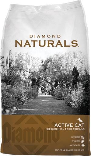 Diamond Naturals Adults Active Cat Cage-Free Chicken with Antioxidants and Superfoods Dry Cat Food