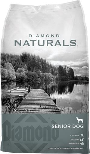 Diamond Naturals Senior Real-Meat Recipe with Cage-Free Chicken Dry Dog Food - 35 Lbs