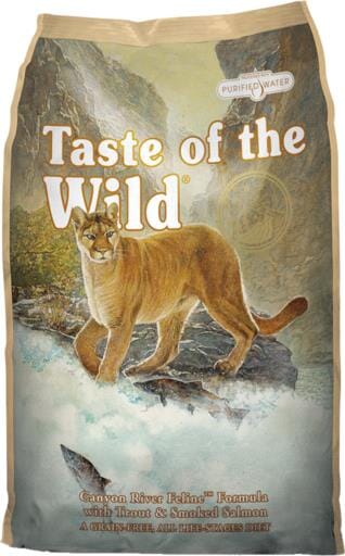 Diamond Pet Foods Taste of the Wild Grain-Free Canyon River Trout and Salmon Dry Cat Food