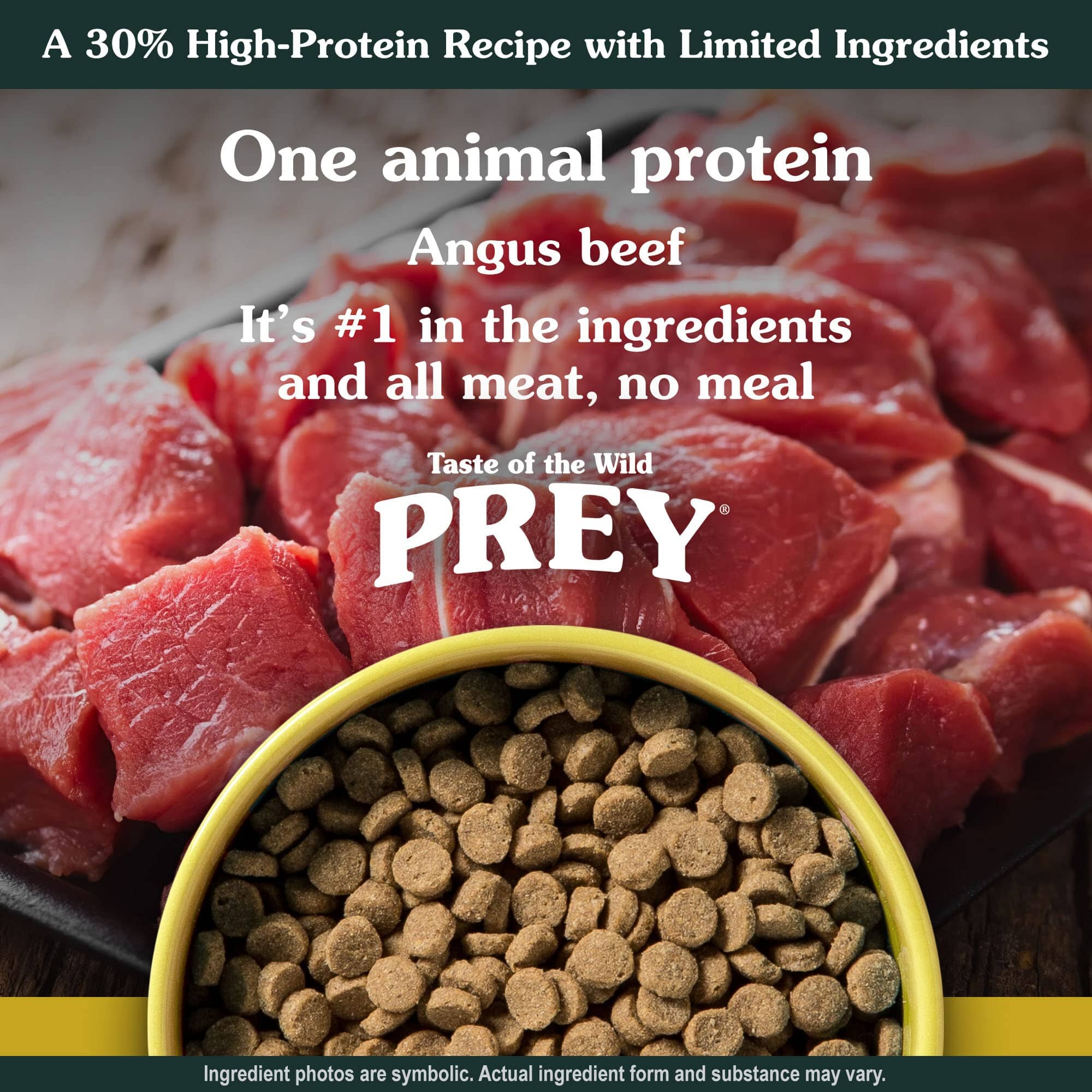 Diamond Pet Foods Taste of the Wild Prey High-Protein Limited Ingredient Diet Angus Beef Dry Cat Food