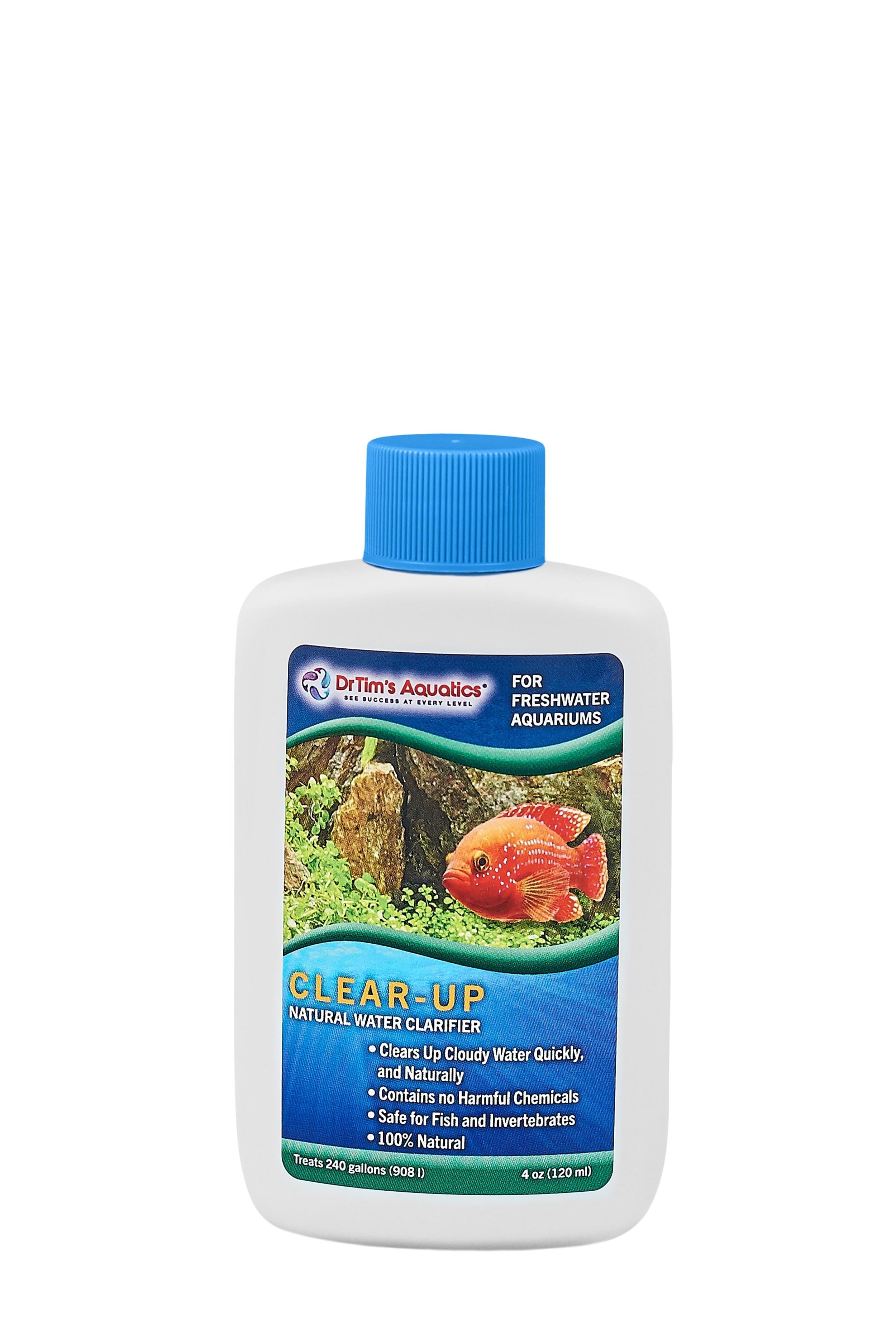 Dr Tim's Aquatics Clear Up Tropical Freshwater Water Clarity - 4 Oz (240GAL)