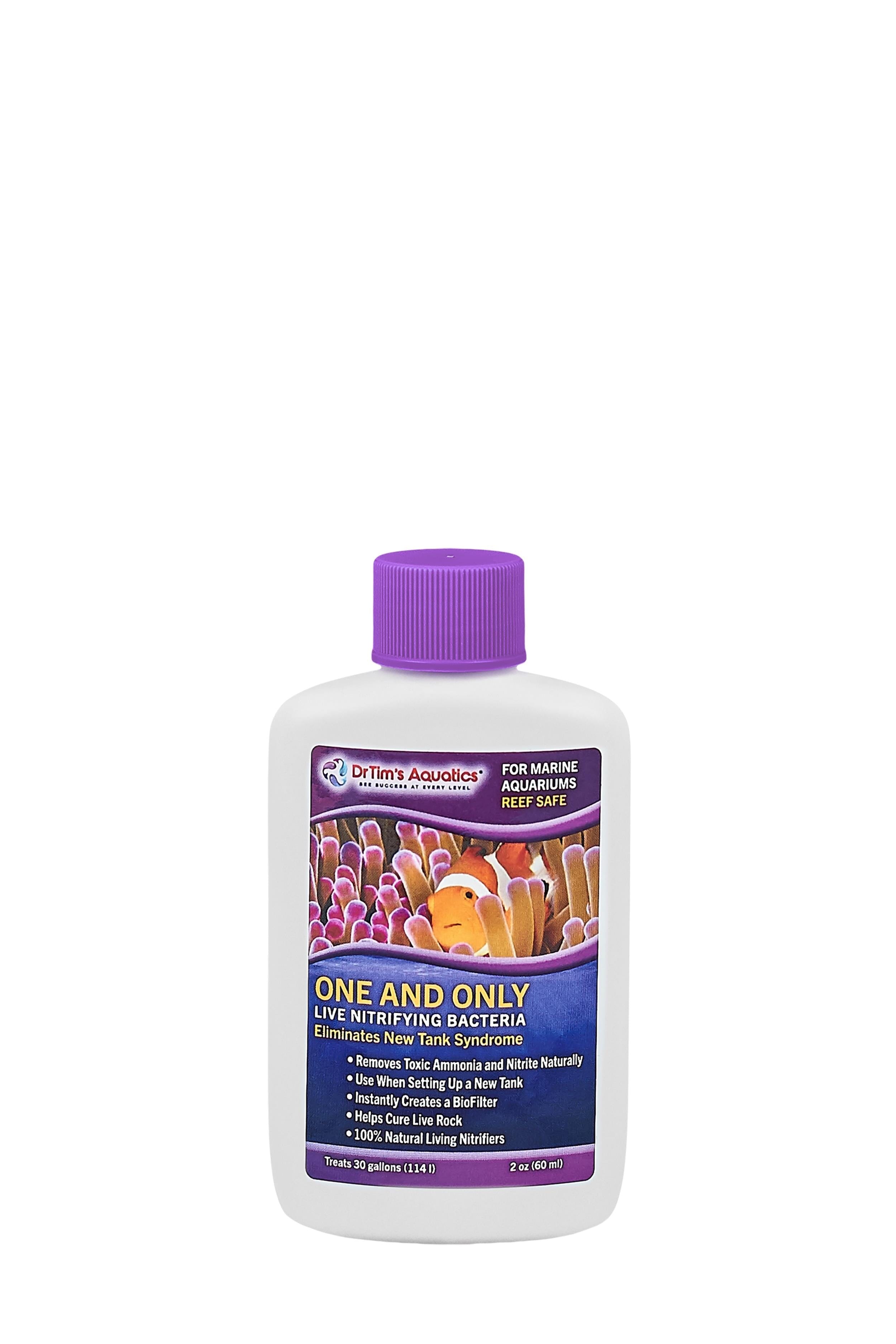 Dr Tim's Aquatics One and Only Live Nitrifying Bacterial Reef Solution - (30GAL) - 2 Oz