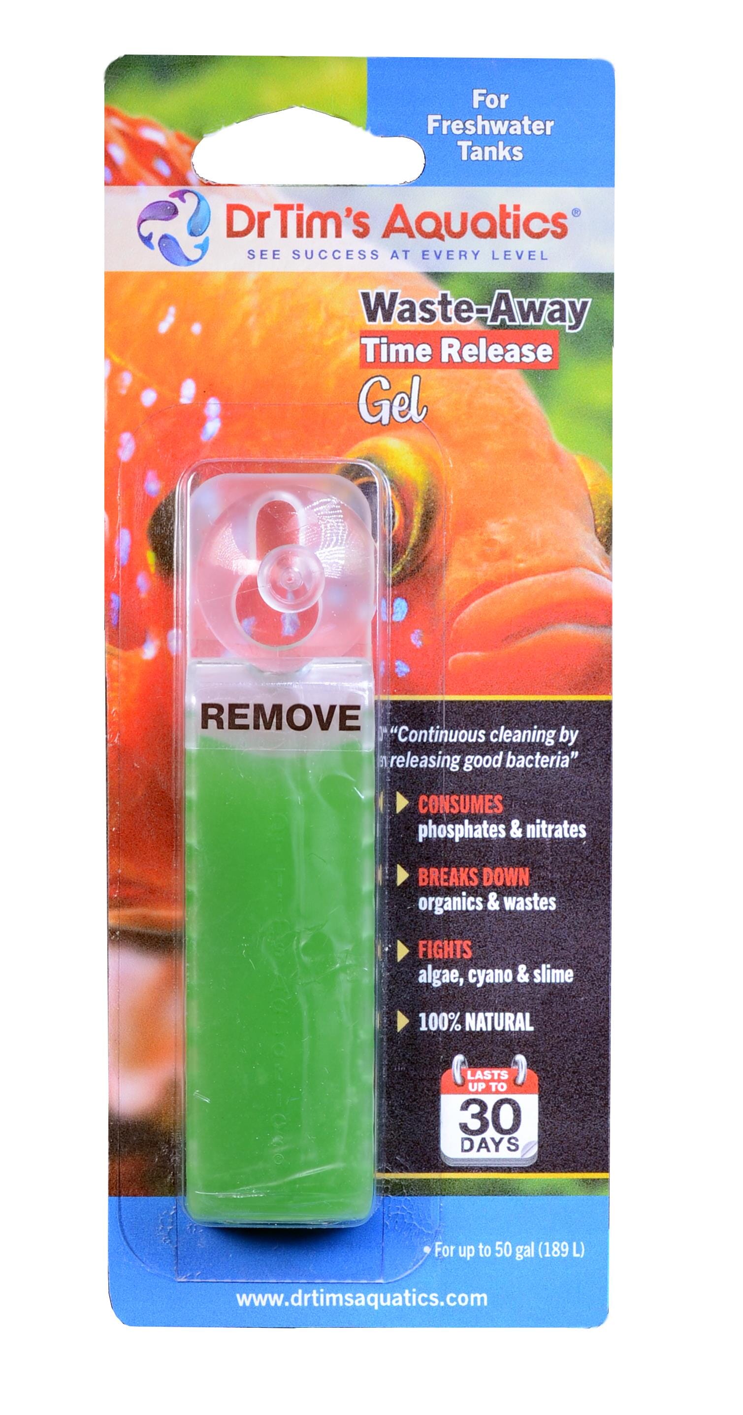 Dr Tim's Aquatics Waste-Away Release Gel Freshwater Water Clarifer - (30GAL) - Medium