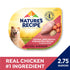 Nature's Recipe Chicken and Wild Salmon with Broth Wet Dog Food Tray - 2.75 Oz - Case of 12