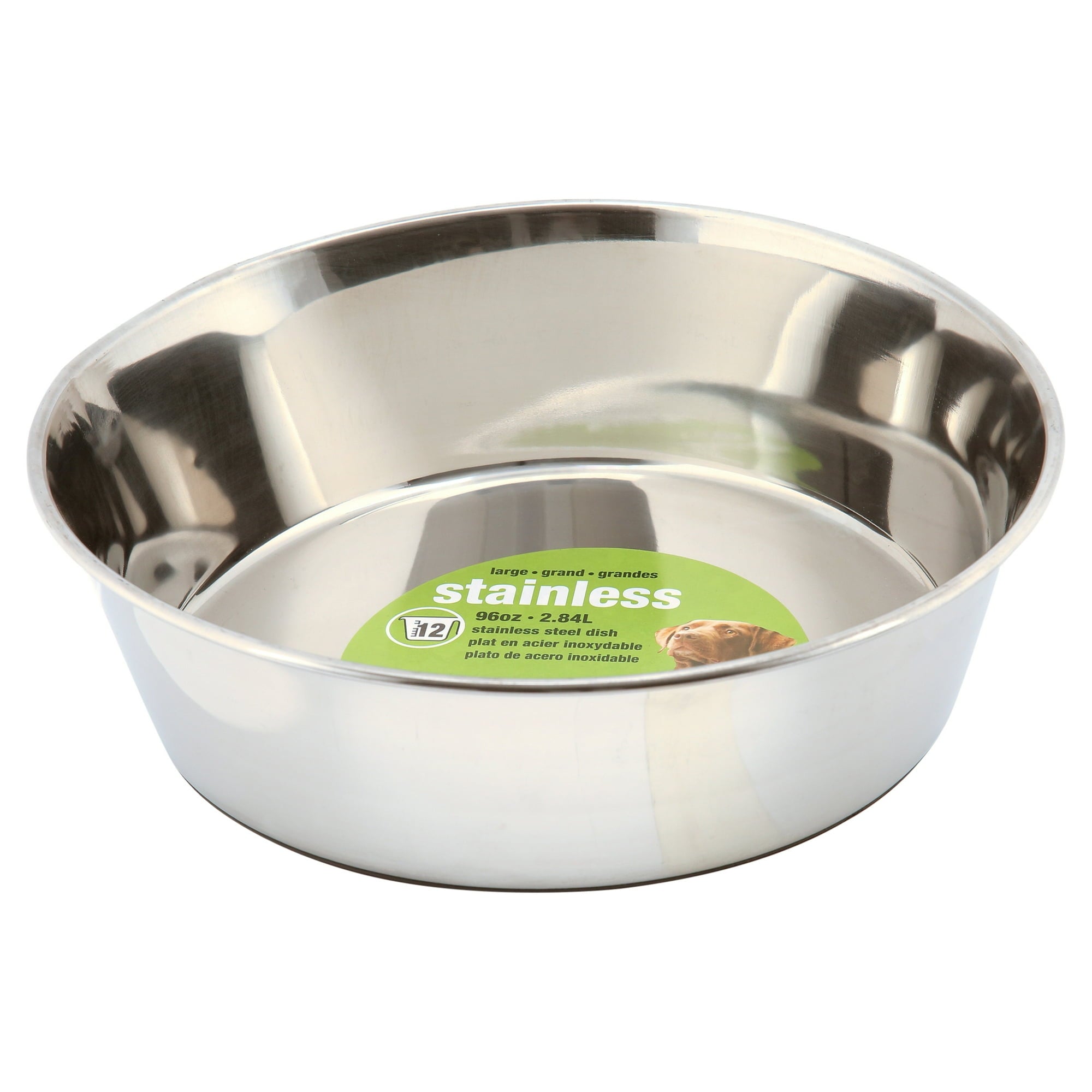 Van Ness Non-Skid Stainless Steel Dog Bowl