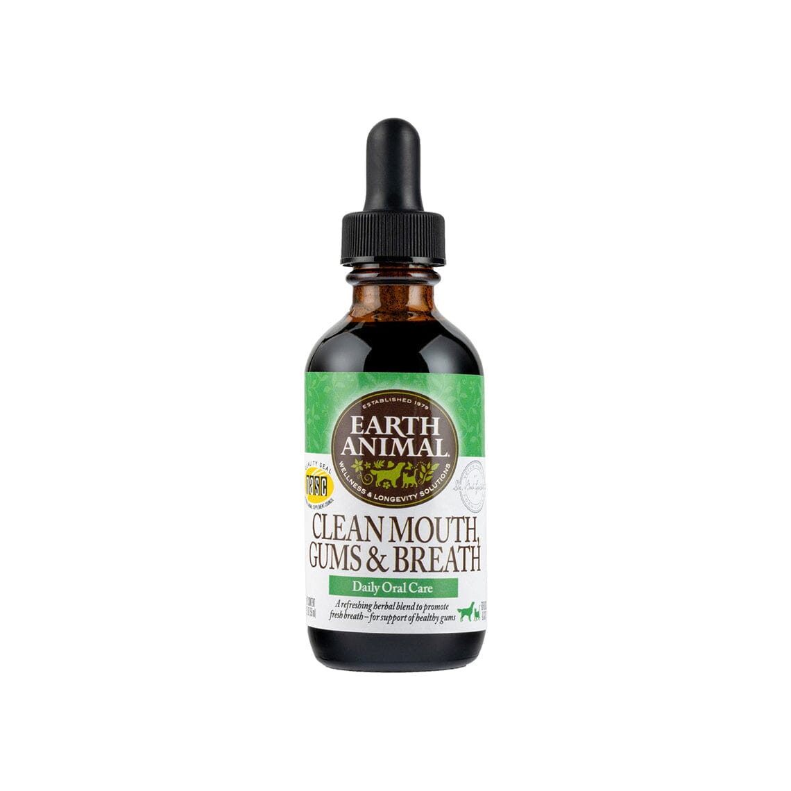 Earth Animal Dog Cleaning Mouth Wash - 2 Oz