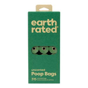 Earth Rated Dog Wastebags UNScented - 21 Rolls - 315 Count