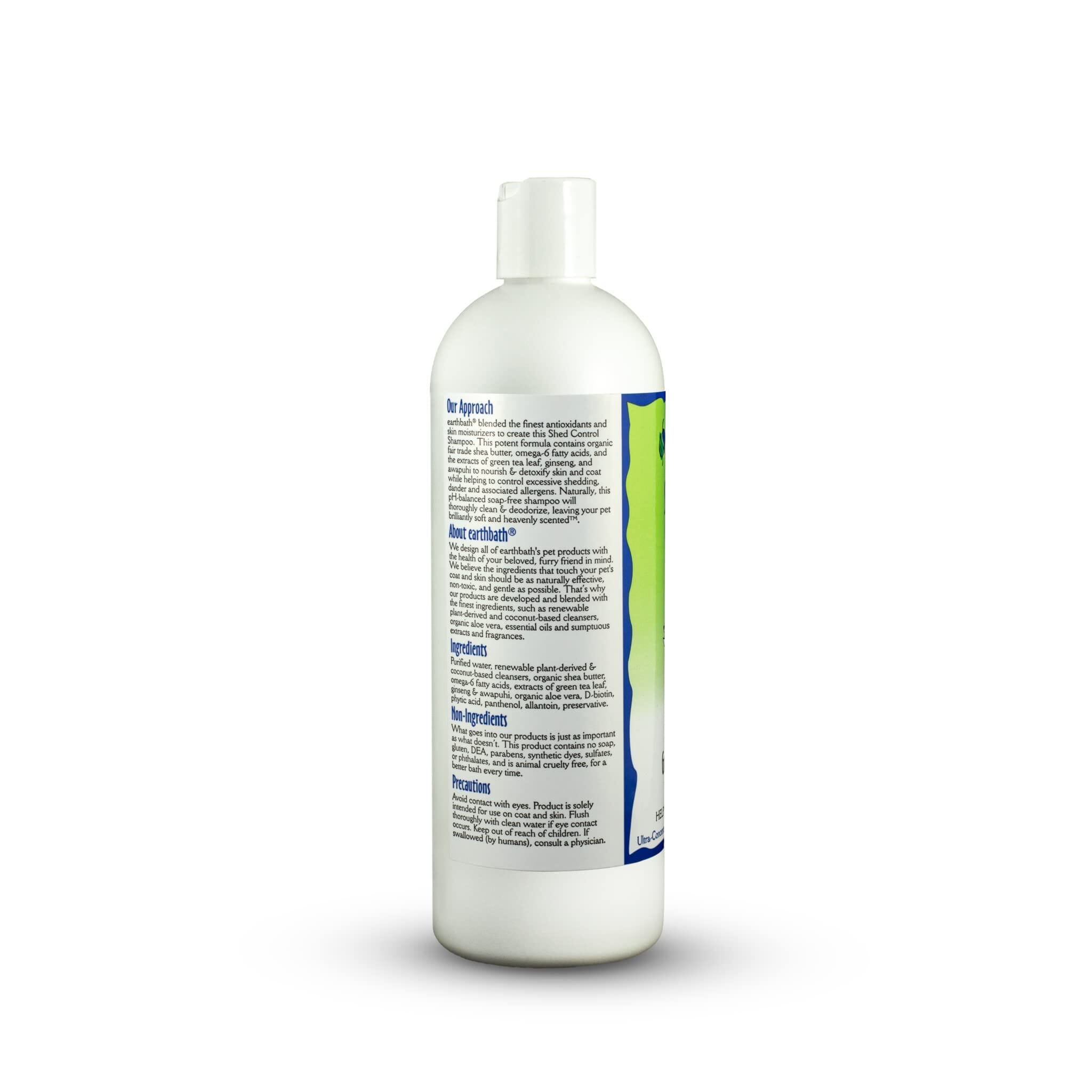 Earthbath Shed Control Green Tea Dog Shampoo - 1 Gallon
