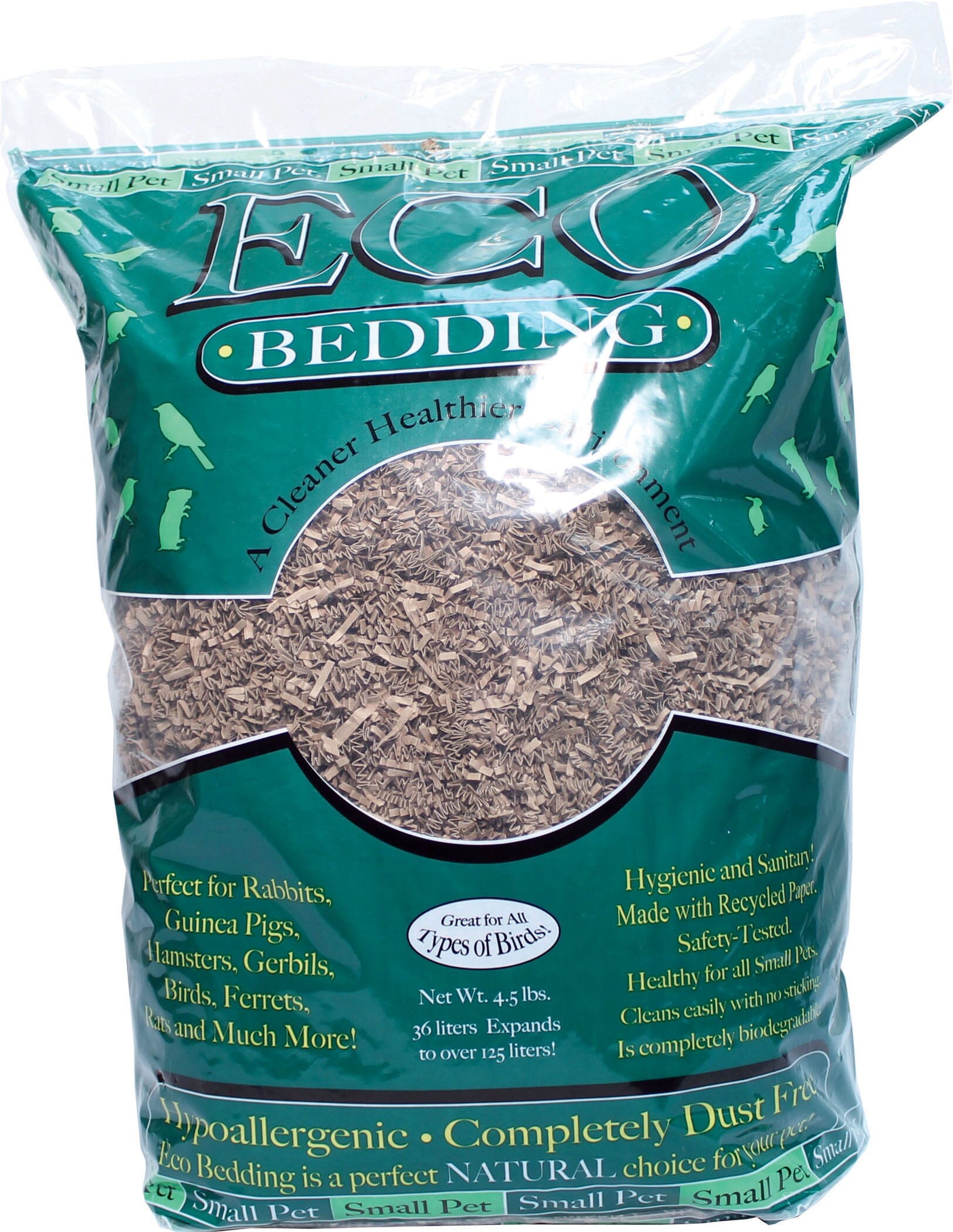 Eco Bedding for Small Pets - Brown - 4.5 Lbs