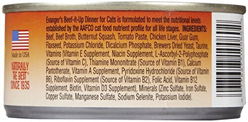Evanger's Classic Beef It Up Canned Cat Food- 5.5 oz Cans - Case of 24