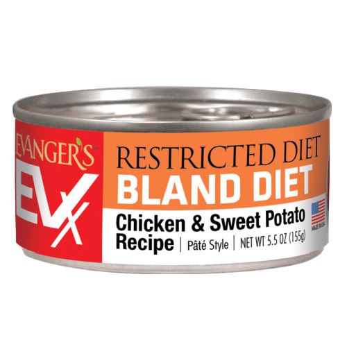 Evanger's EVX Restricted Diet Bland Diet Chicken & Sweet Potato Canned Cat Food - 5.5 Oz - Case of 24