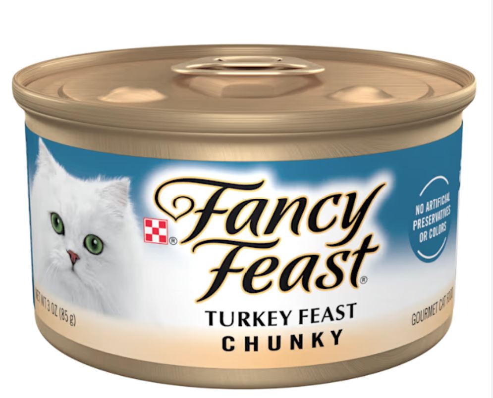 Fancy Feast Chunky Turkey Canned Cat Food