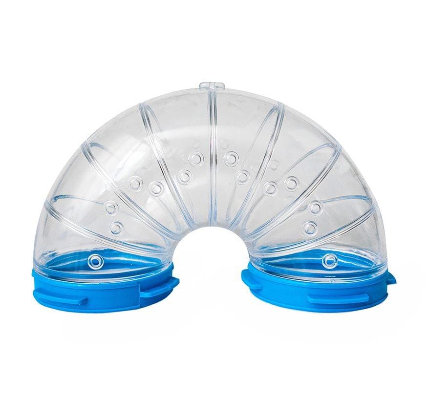 Ferplast Small Animal Hampster Cage U-Turn Play Tunnel - L:6" X H+W: 3.22" (2.5" Inch Diameter)