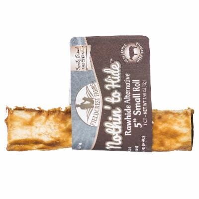 Fieldcrest Farms Nothin' To Hide Rawhide Alternative Rolls Natural Dog Chews - Beef - 5 In - 24 Pack