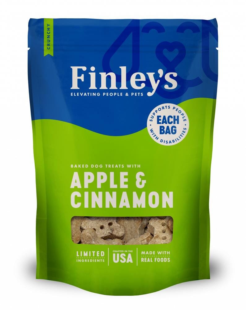 Finley's Apple and Cinnamon Crunchy Dog Biscuits - 12 Oz
