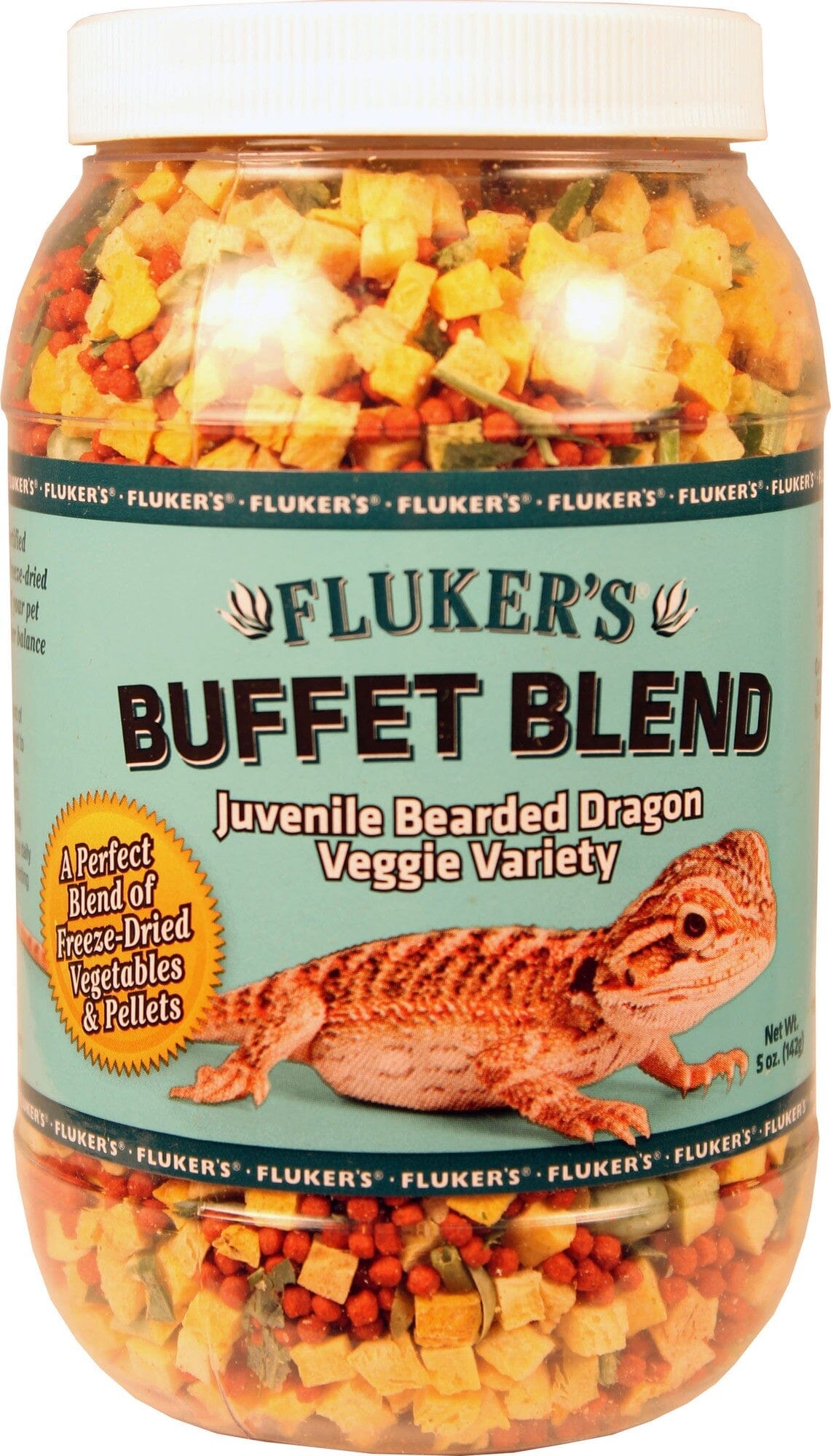 Fluker's Buffet Blend Veggie Variety for Juvenile Bearded Dragons - 4.5 oz