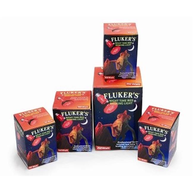 Fluker's Night Time Red Basking Light - 50 W