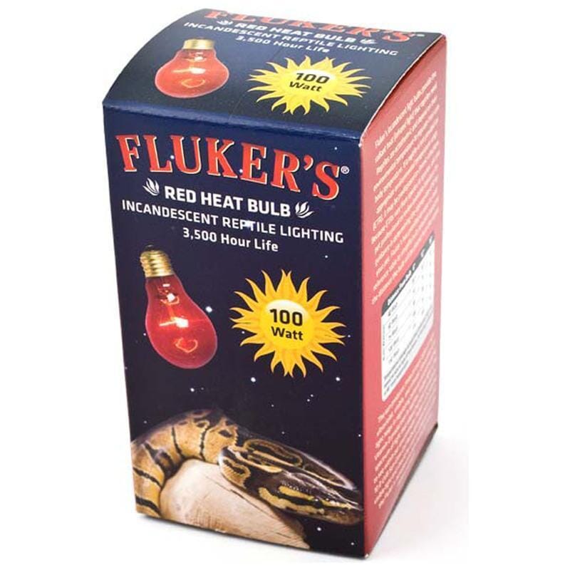 Fluker's Red Heat Bulb - 100 W