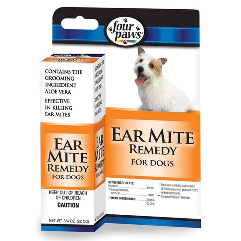 Four Paws Healthy Promise Aloe Ear Mite Treatment for Dogs - .75 Oz