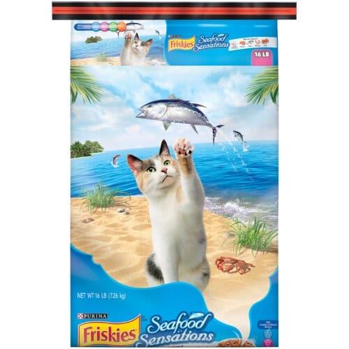 Friskies Seafood Sensations Dry Cat Food
