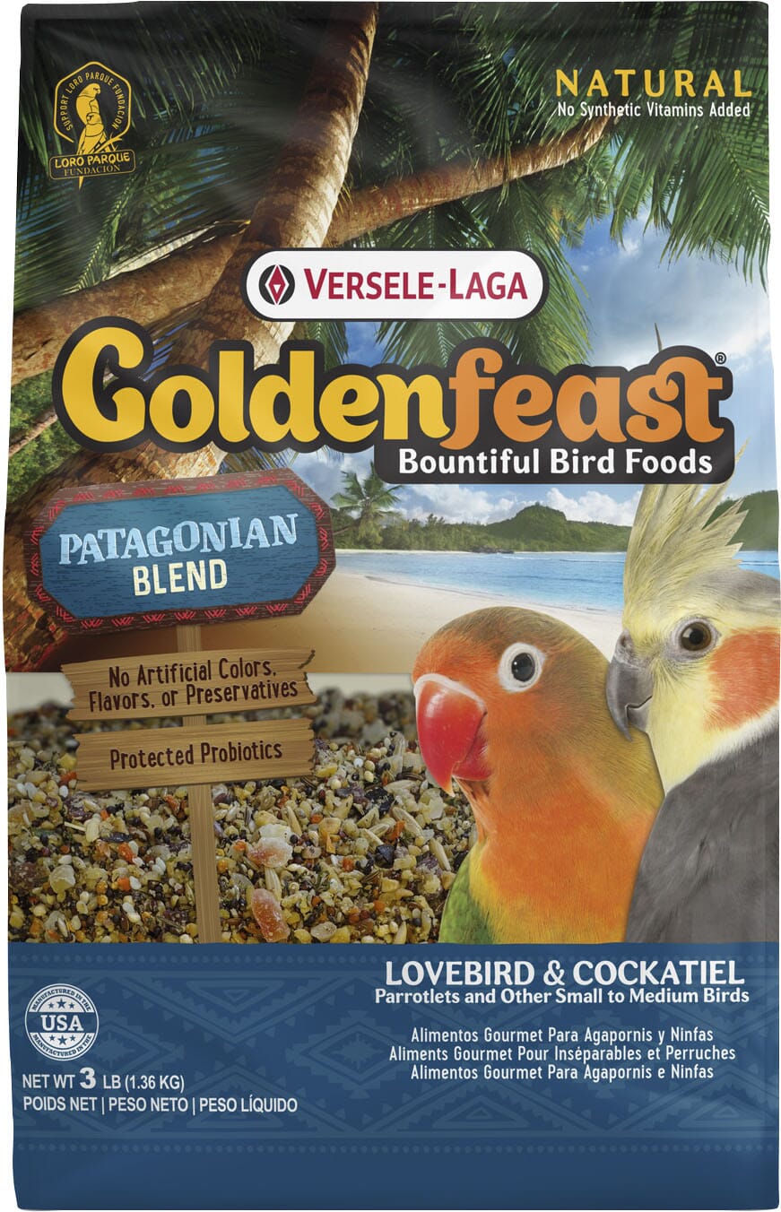 Goldenfeast Patagonian Blend Cockatiel Bird Food - 3 Lbs