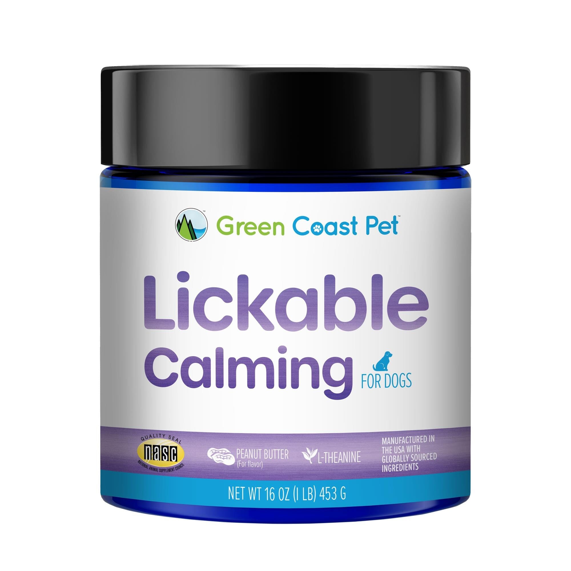 Green Coast Pet Lickable Actives Calm Dog Supplement - 16 Oz