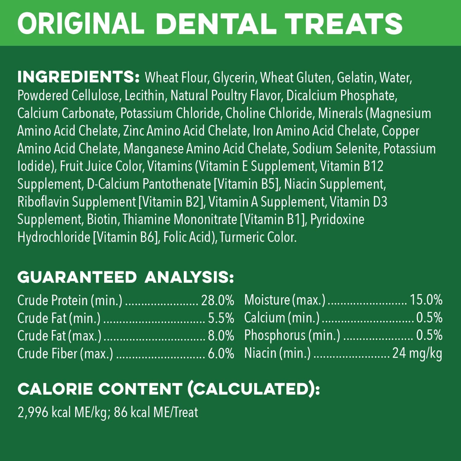 Greenies 3 Flavors Assorted Dental Dog Chews - Variety Pack - Large - 36 Oz