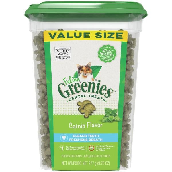 Greenies Feline Catnip Dental Cat Treats - 9.75 oz