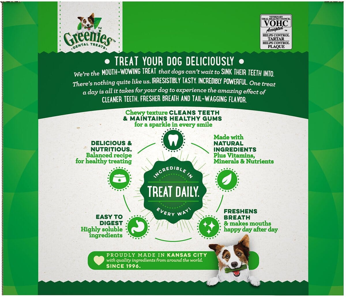 Greenies Petite Value Tub Treat Pack Dental Dog Treats - 54 oz