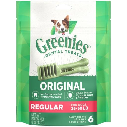 Greenies Regular Mini Treat Pack Dental Dog Treats - 6 oz - 6 Count
