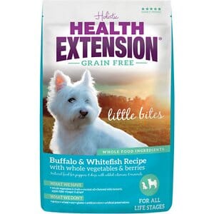 Health Extension Grain-Free Little Bites Buffalo and Whitefish Dry Dog Food - 3.5 Lbs