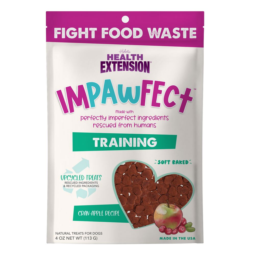 Health Extension Impawfect Cran-Apple Recipe Soft and Chewy Training Dog Treats - 4 Oz