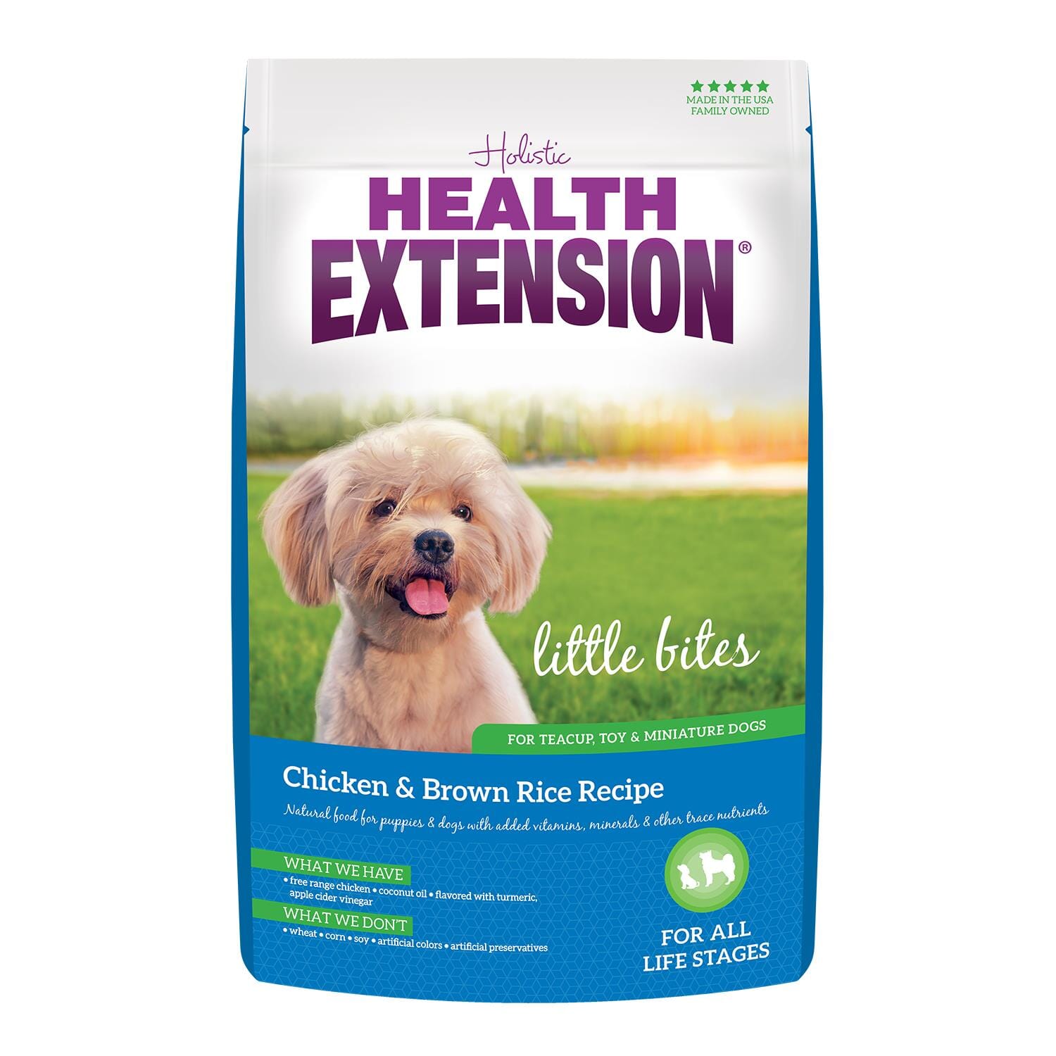 Health Extension Little Bites Chicken and Brown Rice Dry Dog Food