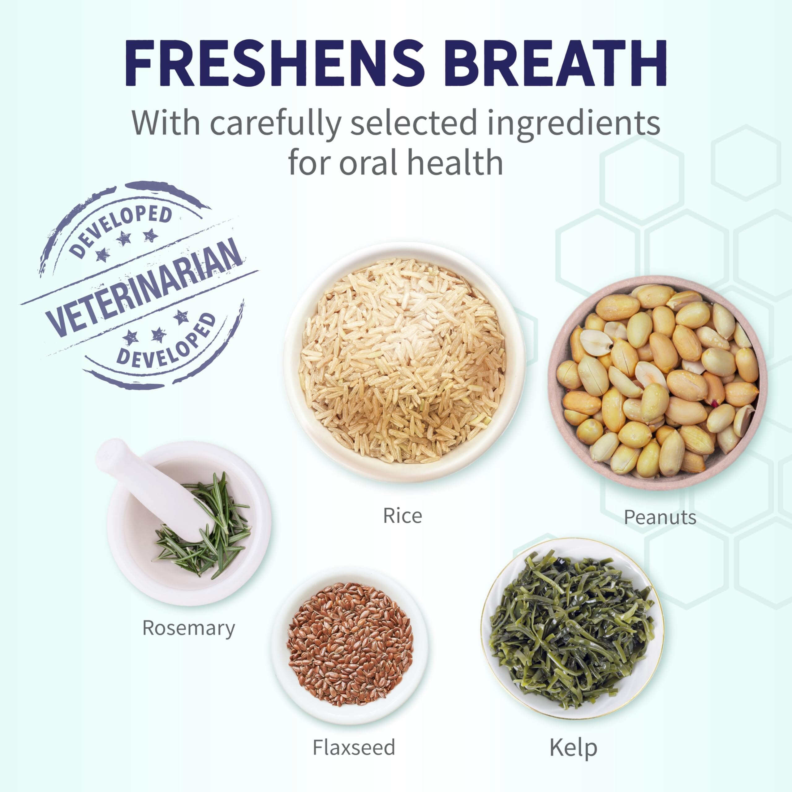 Health Extension Peanut Butter Bone-Shaped Dental Dog Chews - Small - 14 Pack