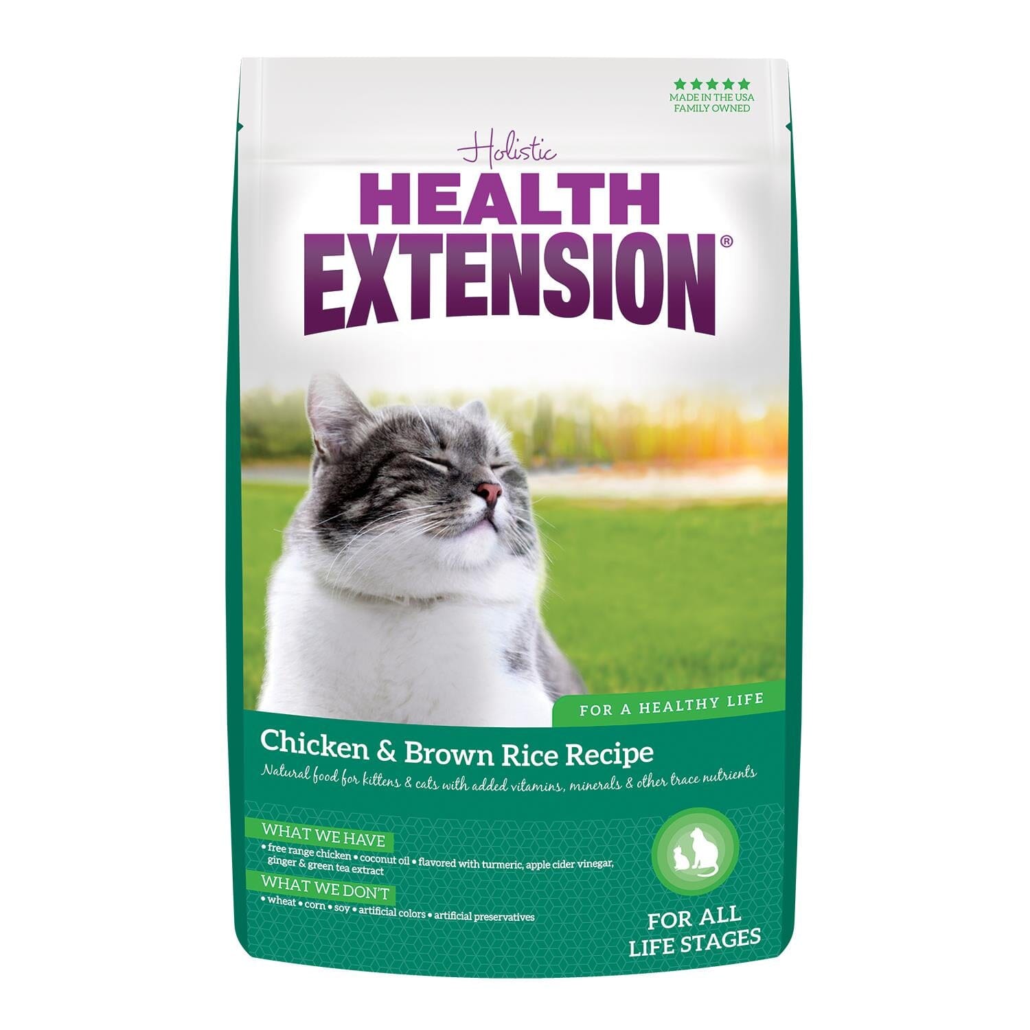 Health Extension Premium Chicken and Brown Rice Kitten Dry Cat Food - 4 Lbs