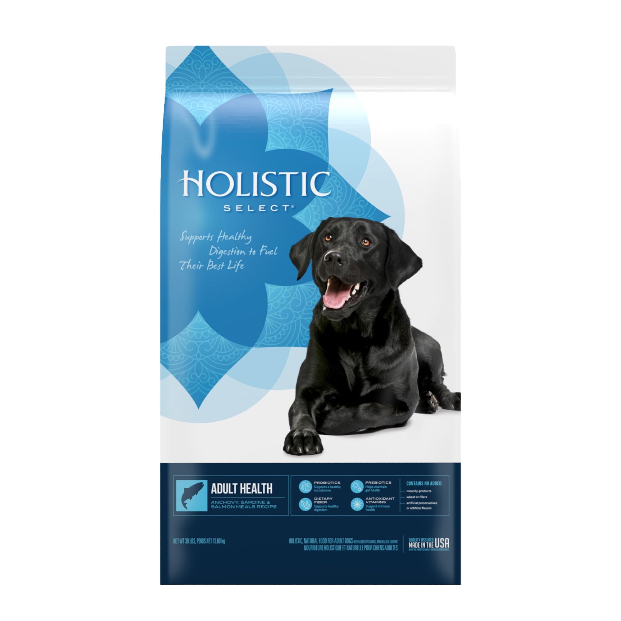 Holistic Select Natural Adult Health Anchovy, Sardine, and Salmon Meal Recipe Dry Dog Food
