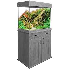 Fluval Shaker Aquarium Kit with Stand - Gray - 44 Gallon - Tank:27.5 X 16 X 24 + Stand:30 X 17 X 31 Inches Default Title